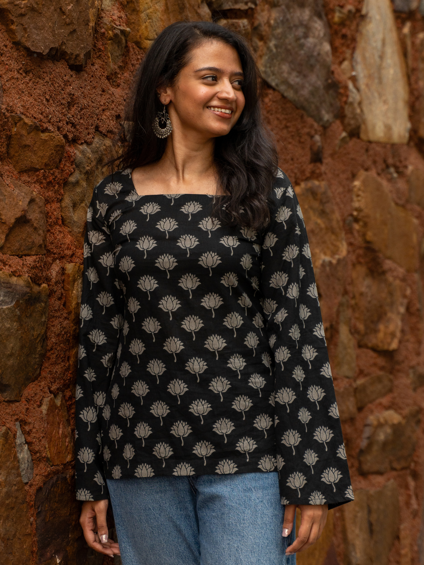 Padma Corset Sleeved Kurti