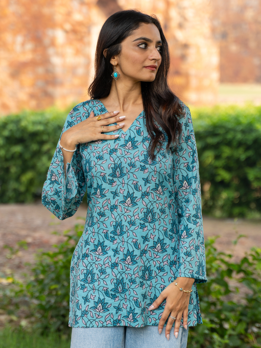 Indu Bell Sleeved Kurti