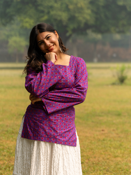 Rani Corset Sleeved Kurti