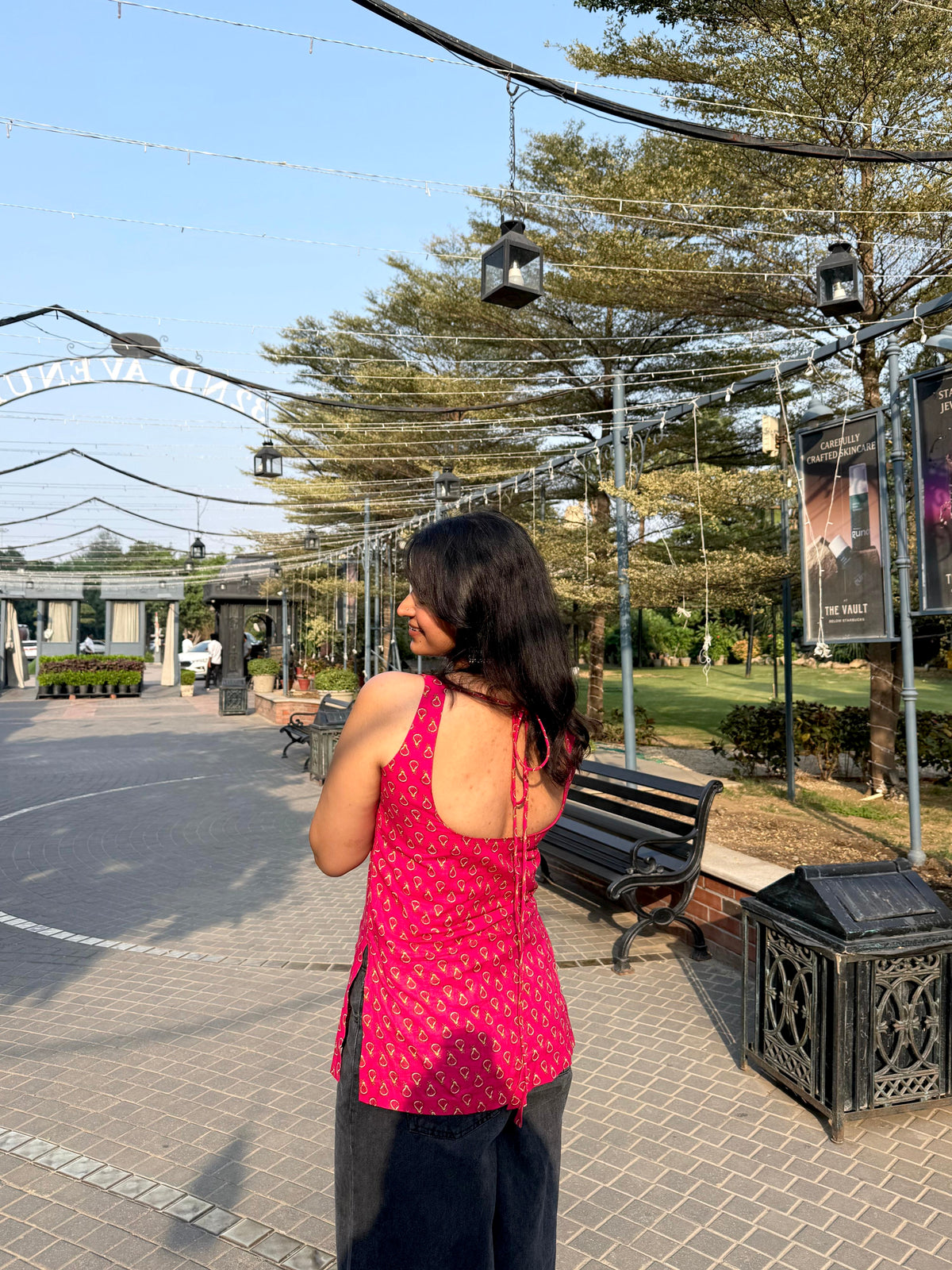 Kumkum Backless Kurti