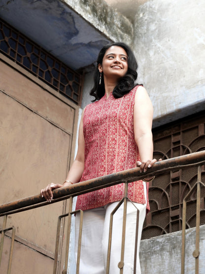 Pardesiya Sleeveless Kurti