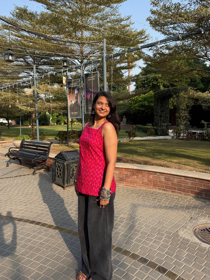Kumkum Backless Kurti