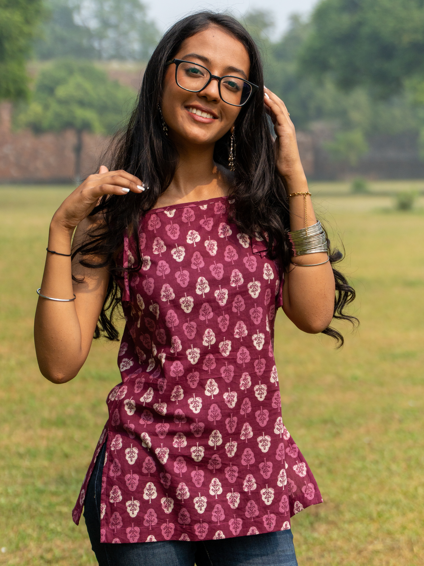 Noor Strap Tie-up Kurti