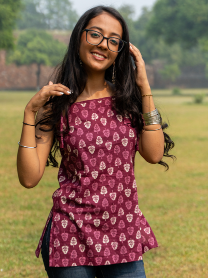 Noor Strap Tie-up Kurti