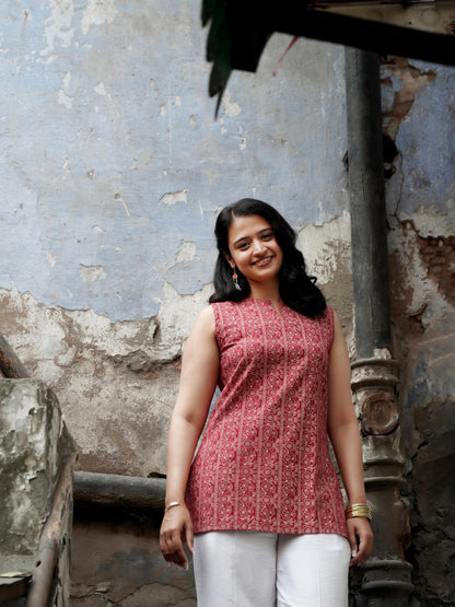 Pardesiya Sleeveless Kurti