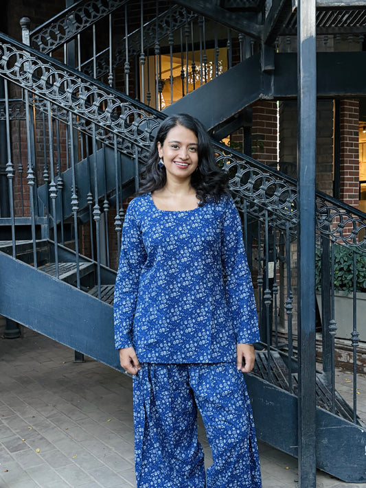 Floral Sleeved Kurti