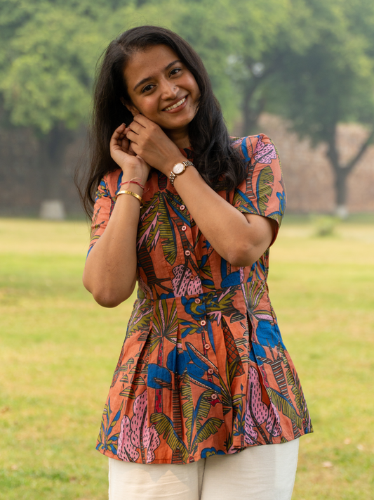 Seher Box Pleate Kurti